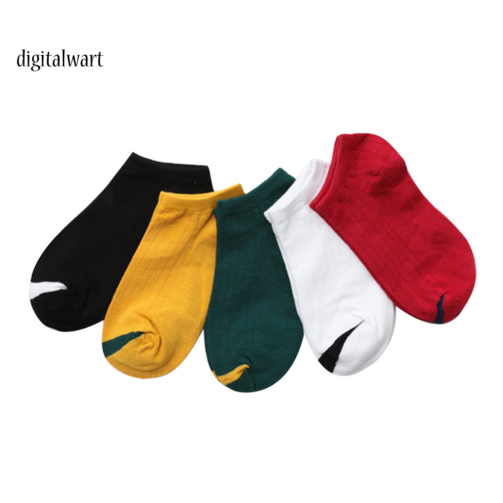 Kỹ Thuật Số| Bộ 5 Đôi Vớ Cotton Họa Tiết Ngôi Sao Thời Trang Cho Nữ