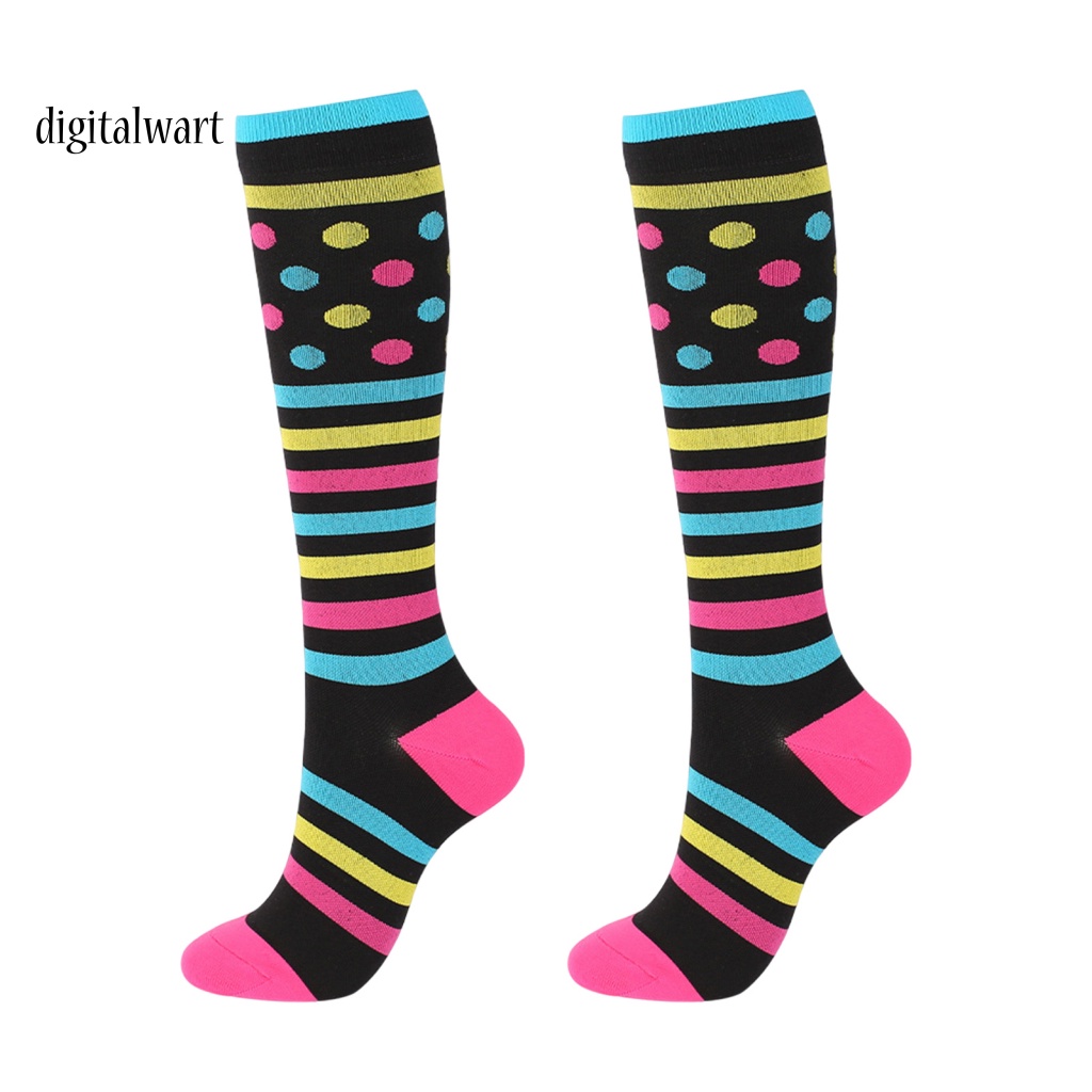 Kỹ Thuật Số| 1 Đôi Tất Thể Thao Dài Thoáng Khí Mềm Mại Chống Sốc In Họa Tiết Thời Trang Cho Nam Và Nữ