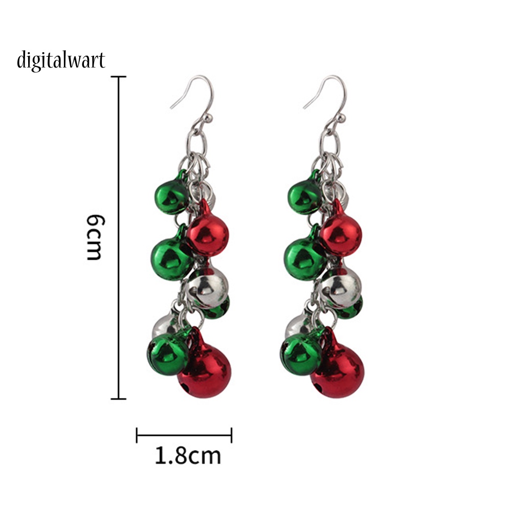 Kỹ Thuật Số| Khuyên Tai Nữ Trang Tạo Hình Chuông Giáng Sinh