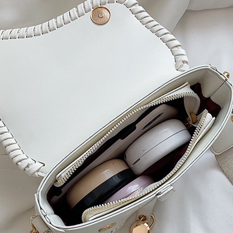 Ielgy Túi Xách Đeo Vai Màu Trơn Đơn Giản Thoải Mái Hợp Thời Trang Phong Cách Hàn Quốc Cho Nữ