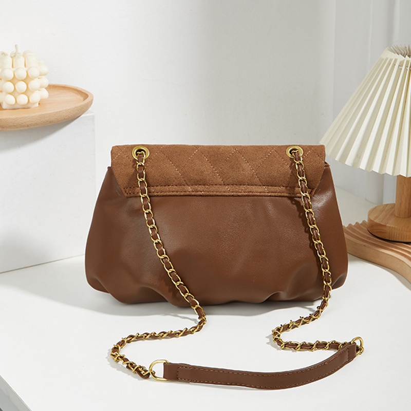 Túi Đeo Chéo Vai Bằng Da Kiểu Hình Học Thời Trang Sành Điệu Cho Nữ