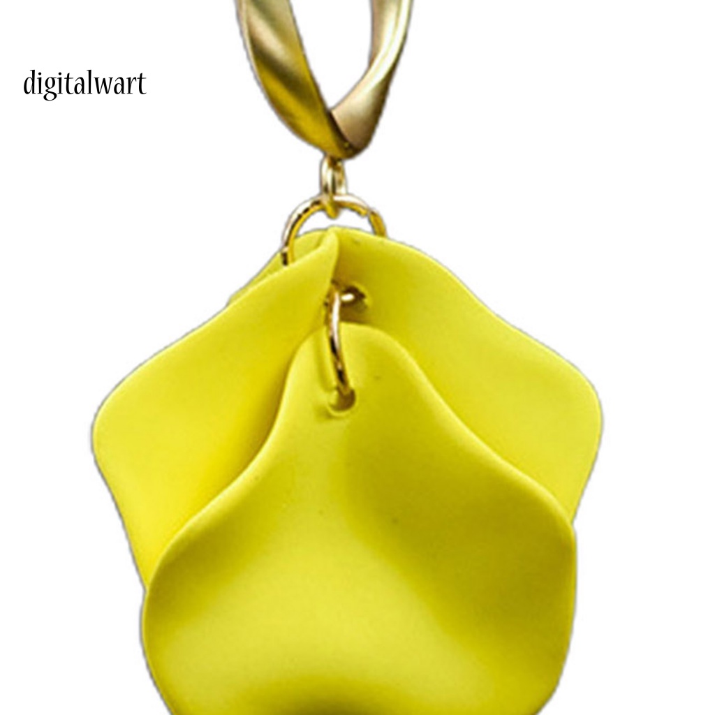 Kỹ Thuật Số| 1 Đôi Bông Tai Hình Cánh Hoa Hồng Tinh Tế Dành Cho Cuộc Sống Hàng Ngày