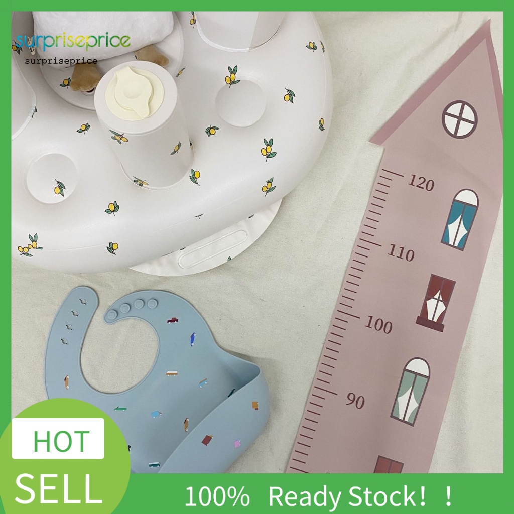 Sticker Dán Tường Đo Chiều Cao Cho Bé Hình Động Vật Hoạt Hình Dễ Thương