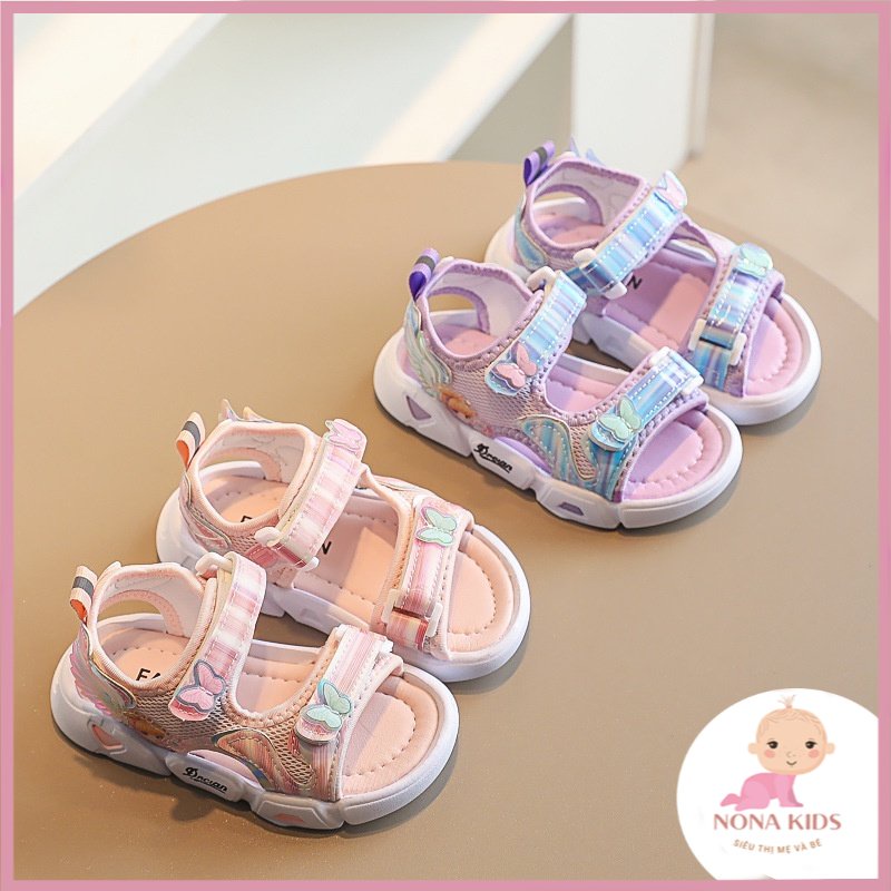 Sandal Bé Gái - Dép Công Chúa Cho Bé Size Cho Bé Từ 0-6 tuổi Đế Mềm