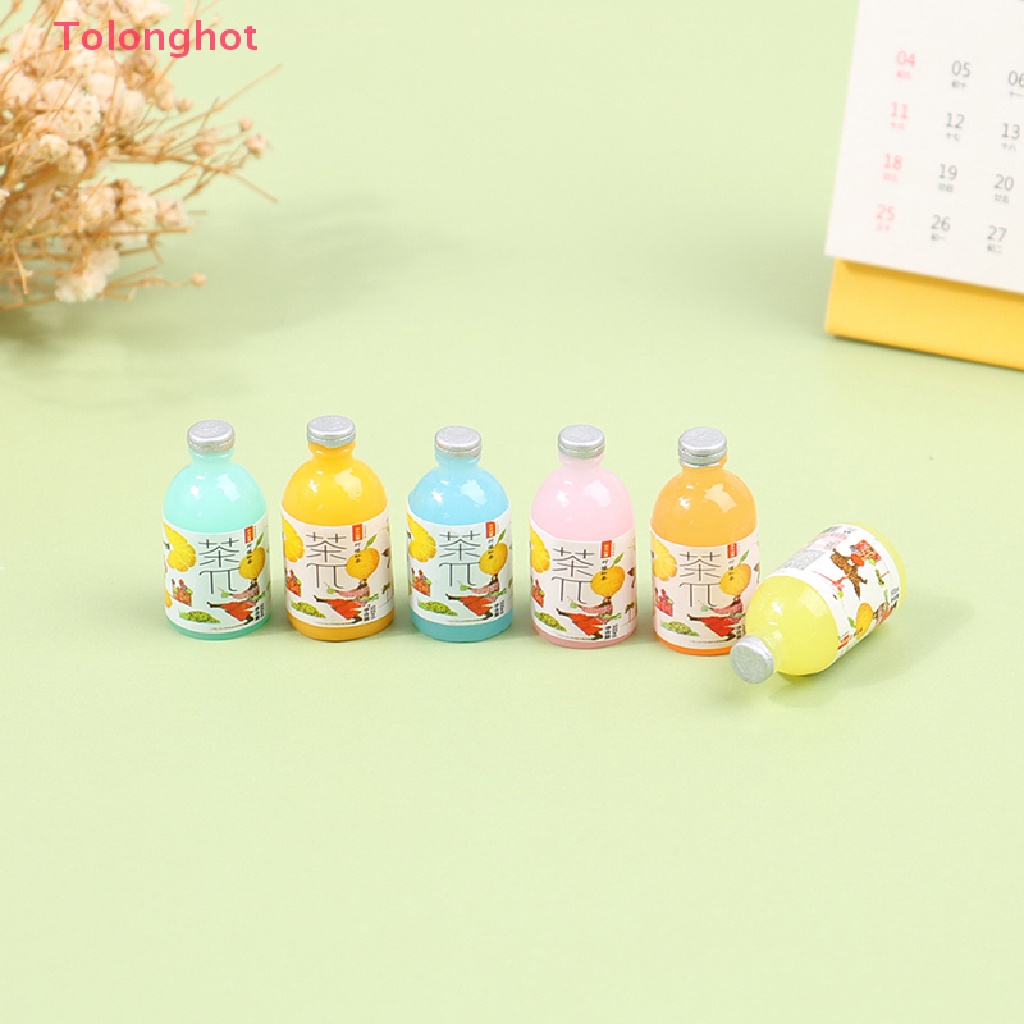 Set 10 Chai Nước Ép 1 / 12 Dùng Trang Trí Nhà Búp Bê