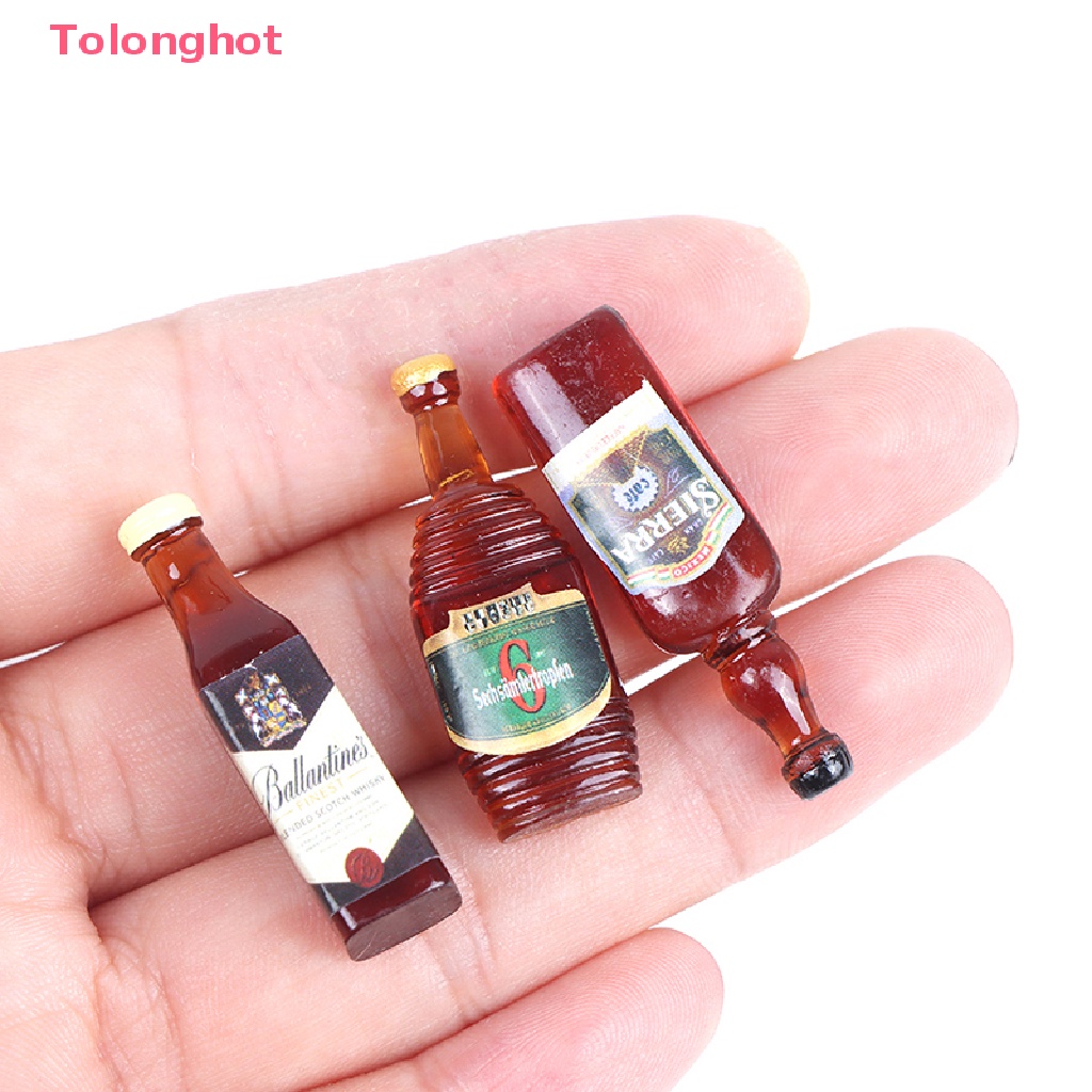 Set 10 Ly Rượu Mini Tỉ Lệ 1: 12 Trang Trí Nhà Búp Bê