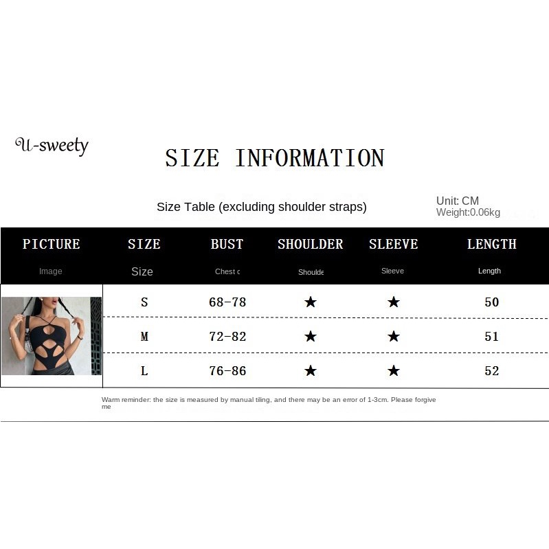 Bodysuit U-sweety Sát Nách Cổ Yếm Màu Trơn Cá Tính Thời Trang 2023 Cho Nữ