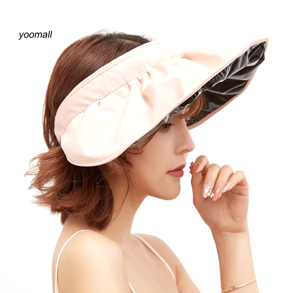 Mũ Lưỡi Trai Thể Thao Chống Tia UV Vành Rộng Gấp Gọn Được Cho Nữ