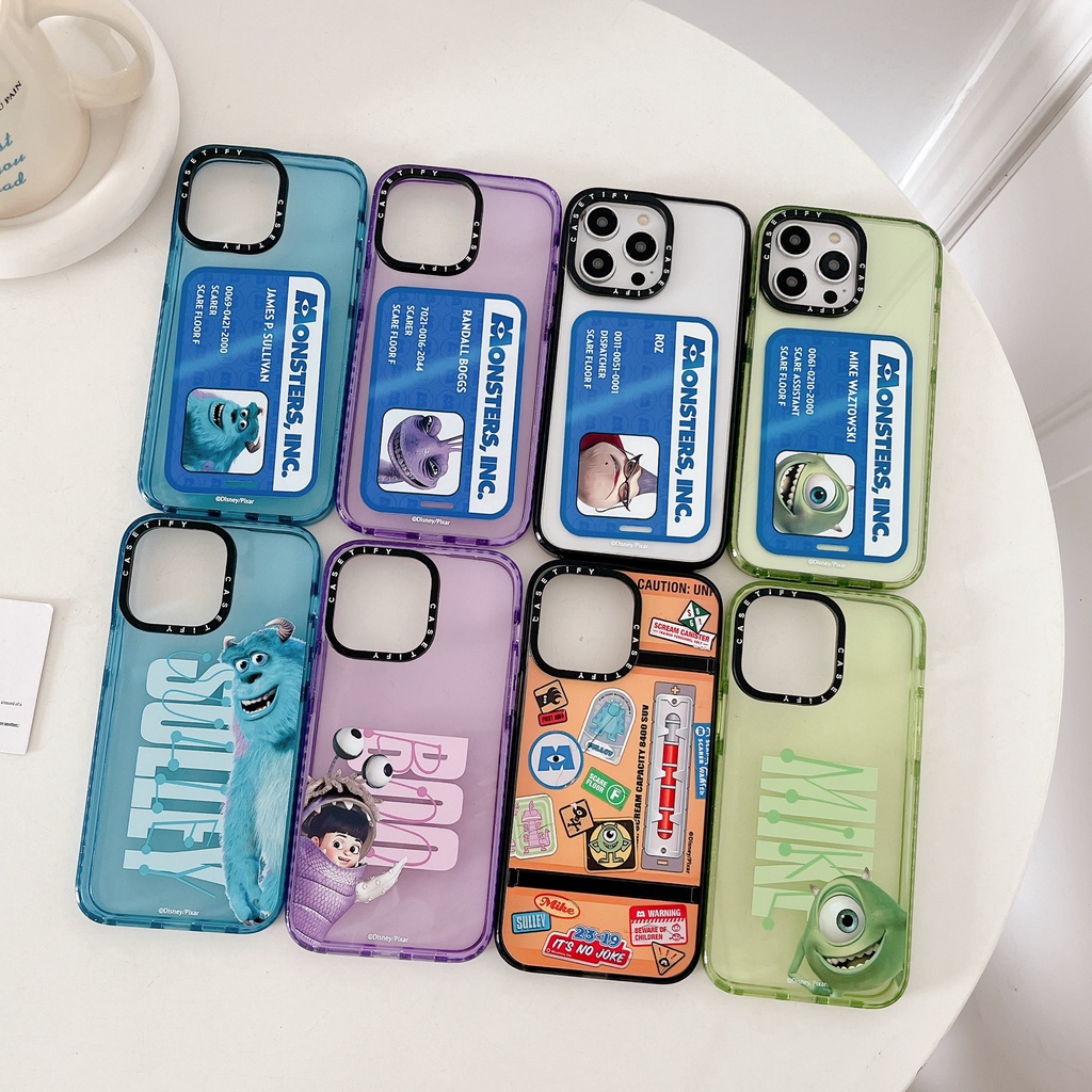 Quái Vật Hoạt Hình Disney Inc. Inc...S Ốp Điện Thoại Acrylic Cứng Trang Trí Kim Tuyến Cho iPhone 15 14 13 12 11 Pro Max Plus