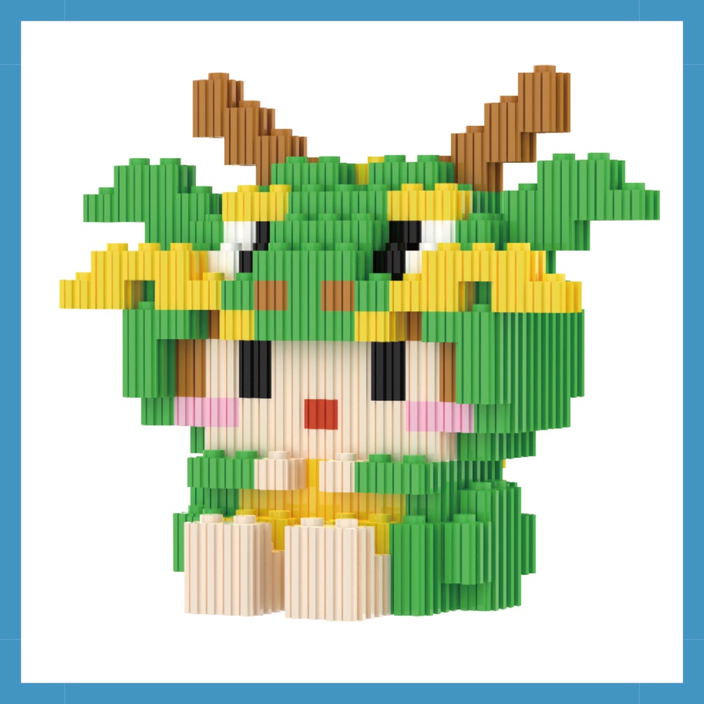 💙COD💙Mô Hình Lắp Ráp 12 Con Giáp Đồ Chơi Lắp Ráp Mini 3D Đáng Yêu Dễ Thương  Quà Tặng Sinh Nhật Ch0 Bé Trai Bé Gái