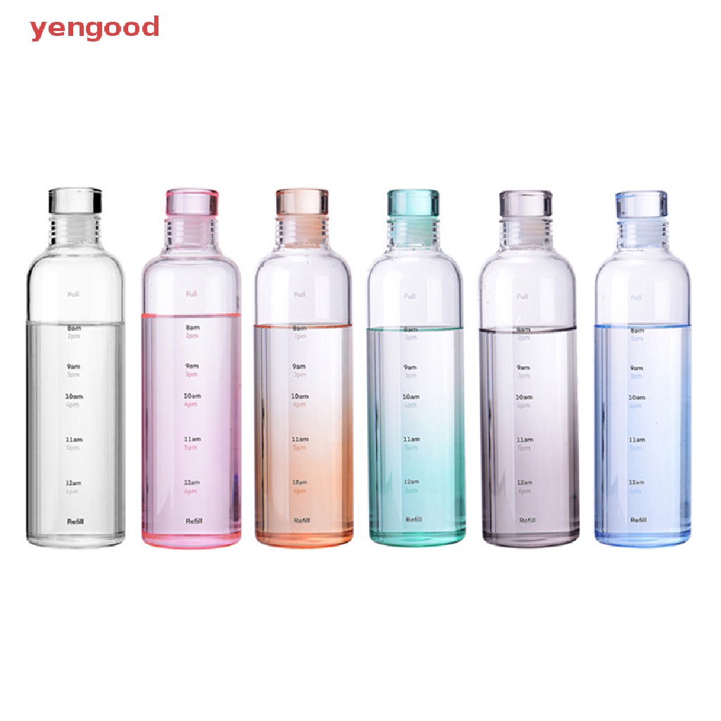 Bình Nước Thủy Tinh Dung Tích Lớn 500 / 650ml Có Nắp Đậy Tiện Dụng