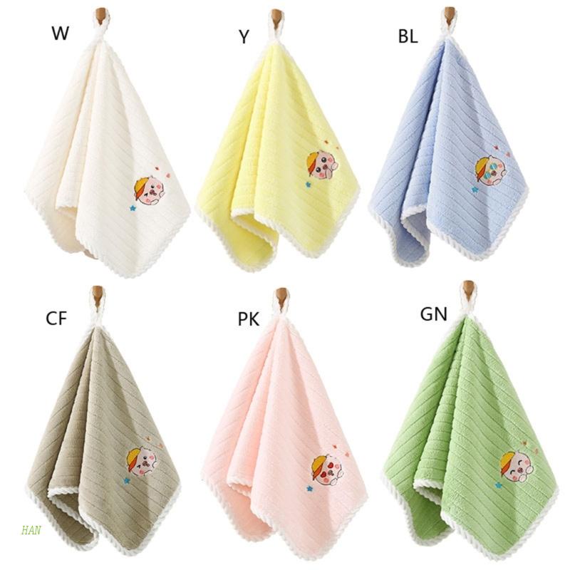 Khăn Lau Tay Mềm Mại Thấm Hút Tốt Hình Vuông Dành Cho Em Bé