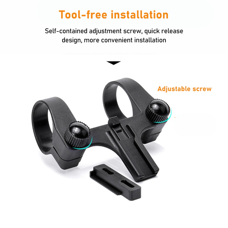 1 Giá Đỡ Đèn Pha Xe Đạp Hai Lỗ Tiện Dụng