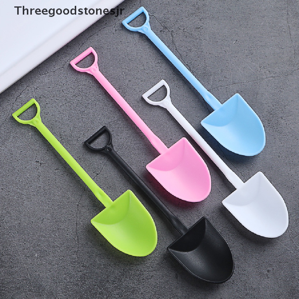 Set 100 Muỗng Xúc Kem Mini Bằng Nhựa Cấp Thực Phẩm JR