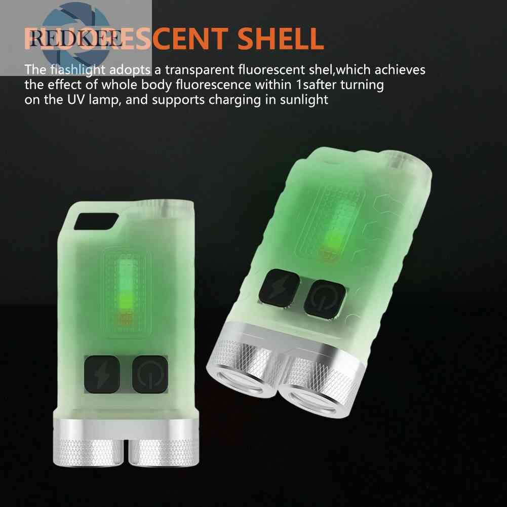 Móc Khóa Đèn Pin Mini Độ Sáng Cao 900LM