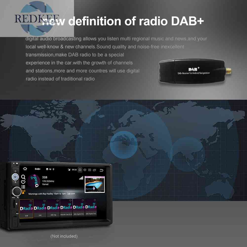 Ăng Ten DAB + Thiết Bị Nhận Tín Hiệu Cổng USB Cho Android 5.1 Trên Xe Hơi