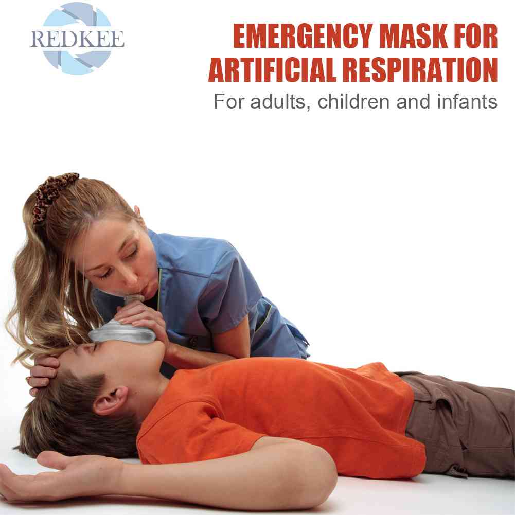 Mặt Nạ Thở CPR Có Van Thở Nhân Tạo Một Chiều Có Thể Tái Sử Dụng