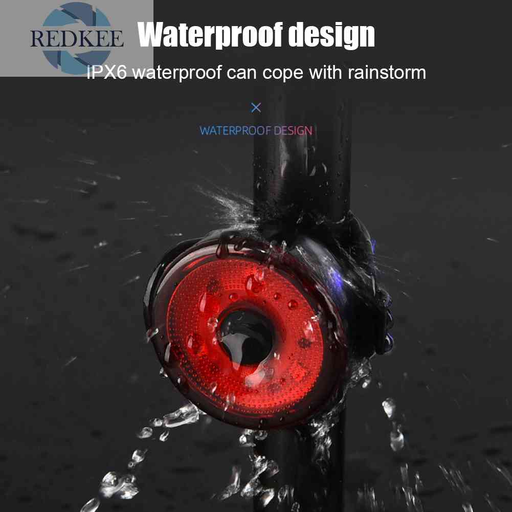 Đèn LED Cảnh Báo An Toàn Chống Nước Gắn Đuôi Xe Đạp Leo Núi