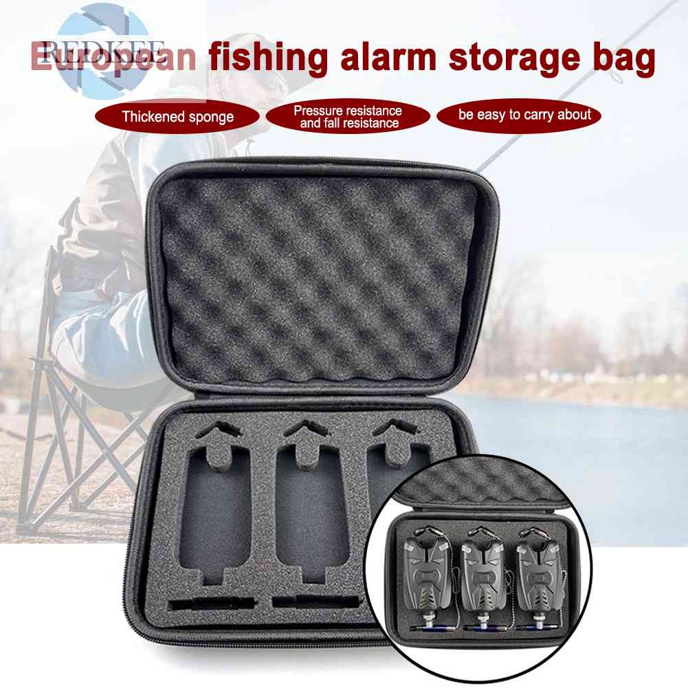 Hộp Đựng Báo Cá Cắn Câu Có Khóa Kéo 9.8x6.9x2.2in