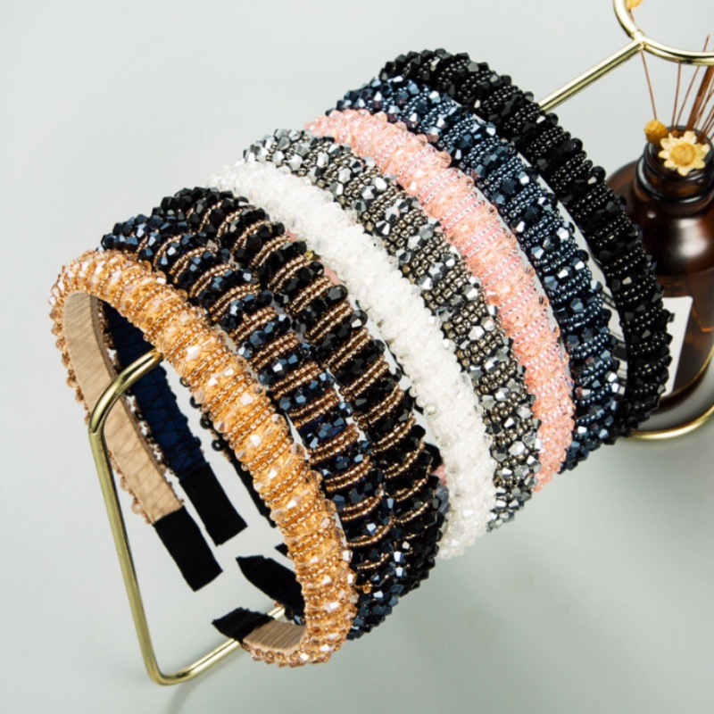 Băng Đô Cài Tóc Đính Đá Zircon Thời Trang Cho Nữ