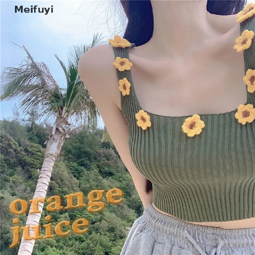 Áo Croptop Dệt Kim Không Tay Màu Sắc Trơn Gợi Cảm Cho Nữ