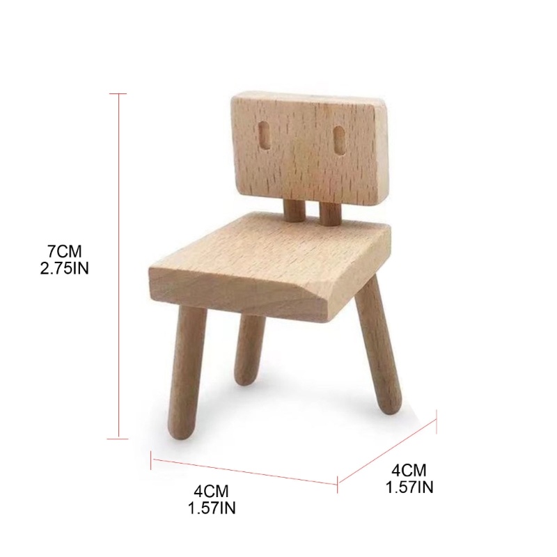 Ghế Đẩu Mini Tỉ Lệ 1: 12 Trang Trí Nhà Búp Bê