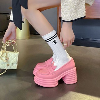 Giày cao gót 9cm bằng da mềm đế dày thời trang anh quốc