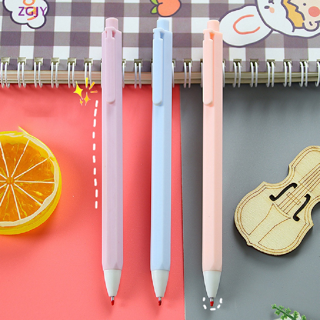 Set 6 Bút Bi Mực Đen Ngòi 0.5mm Dễ Thương Mới