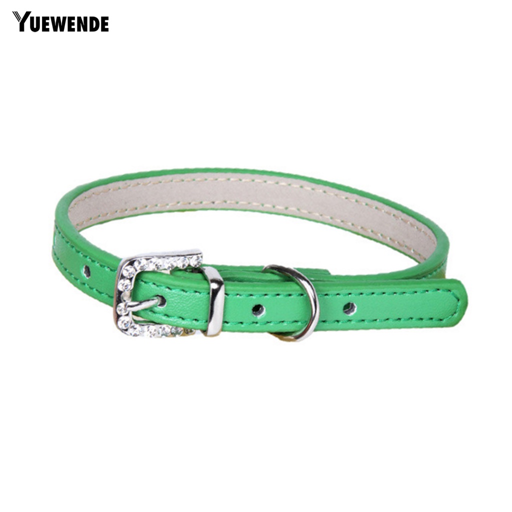 Vòng Cổ Giả Da Màu Trơn Dắt Thú Cưng Đi Dạo Màu Sắc