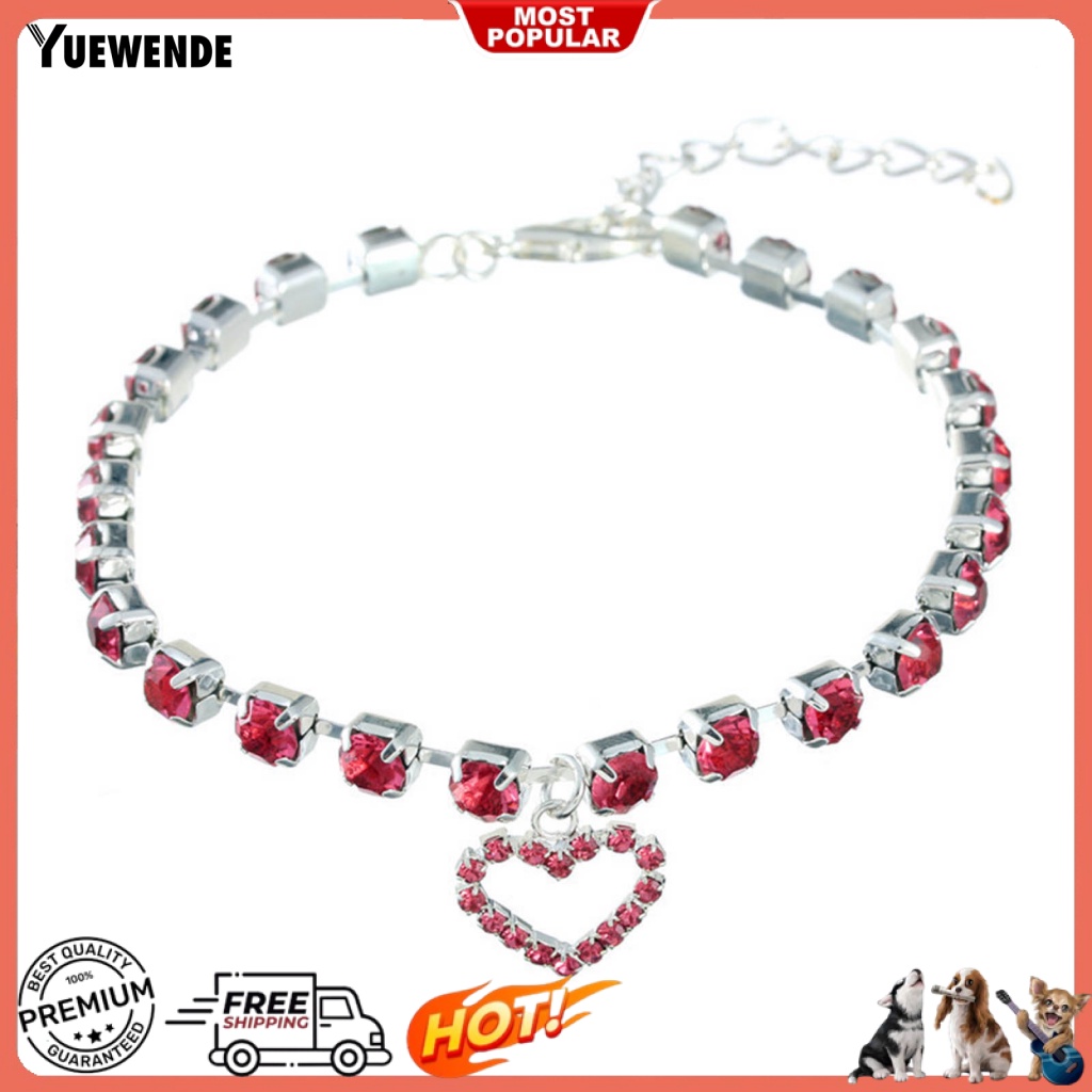 Vòng Cổ Đính Đá Lấp Lánh Sang Trọng Cho Thú Cưng