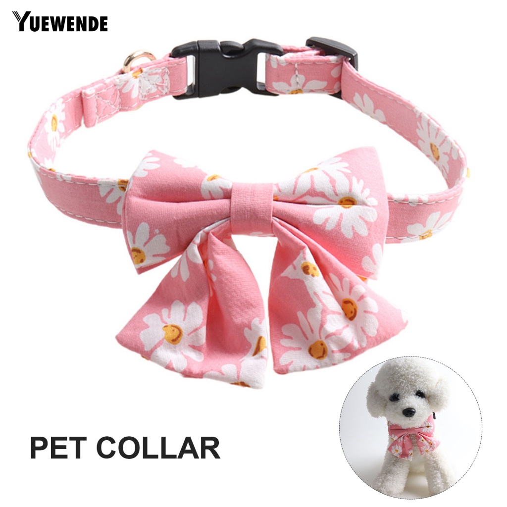 Vòng Cổ Thú Cưng Họa Tiết Hoa Dễ Thương