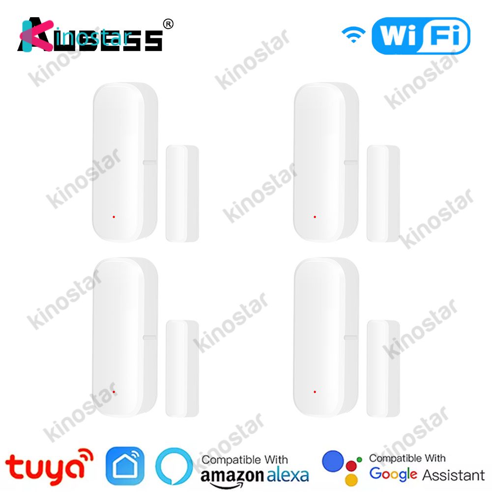 Tuya Smart Cảm Biến Cửa Wifi 2.4Ghz Cảm Biến Cửa Sổ Cảnh Báo Ứng Dụng Cảm Biến Báo Động Từ Cửa Cảm Biến Từ Tính Độc Lập Hoạt Động Với Alexa Google Home Tuya Smart Hỗ Trợ Alexa Google.