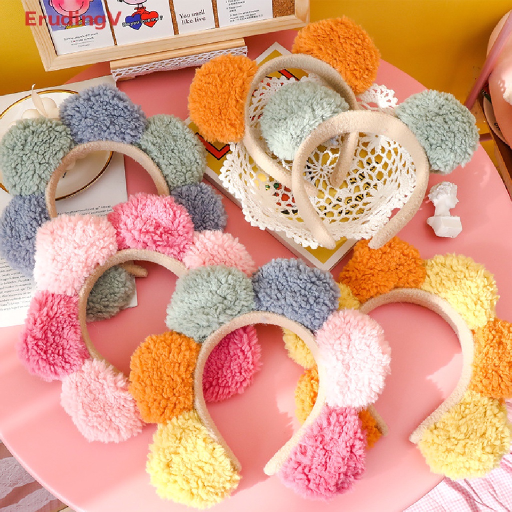 [ErudingV] Băng Đô Bông Hoa Hướng Dương Nhiều Màu Sắc Phụ Kiện Tóc Mùa Thu Đông [Mới]