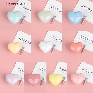 Tay Nắm Ngăn Kéo Tủ Bằng Sứ Hình Tròn Họa Tiết Hoạt Hình