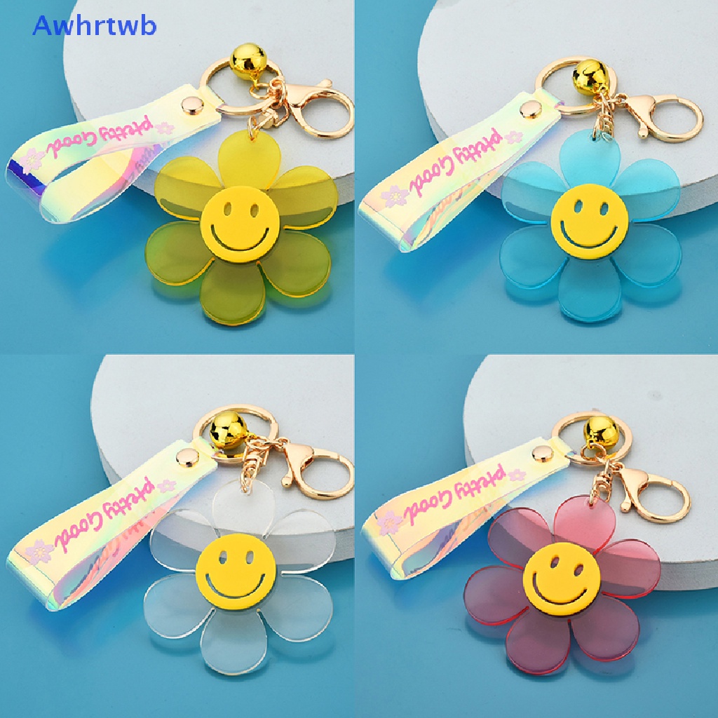Móc Chìa Khóa Bằng Acrylic Hình Hoa Hướng Dương Sáng Tạo Cho Nữ Mới