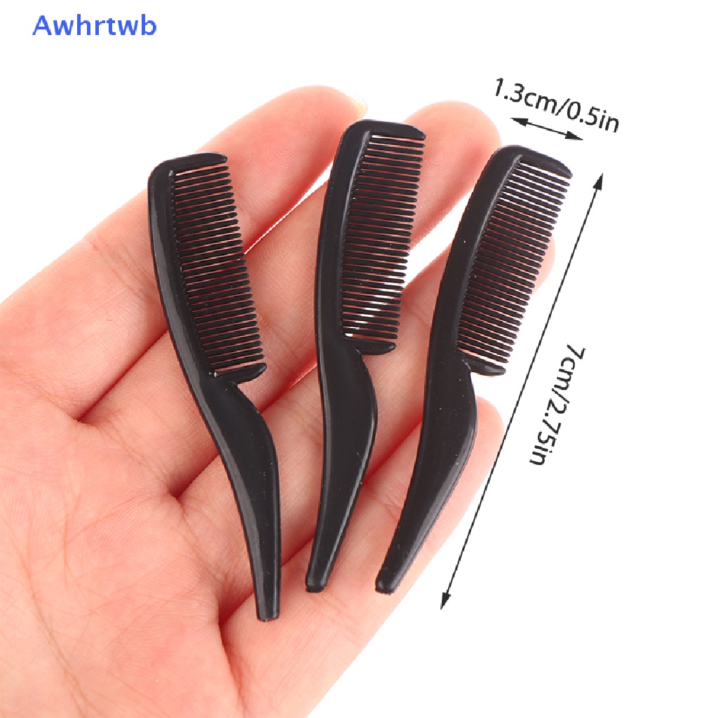 Set 10 Lược Chải Râu Và Lông Mày Mini Tiện Dụng Khi Đi Du Lịch