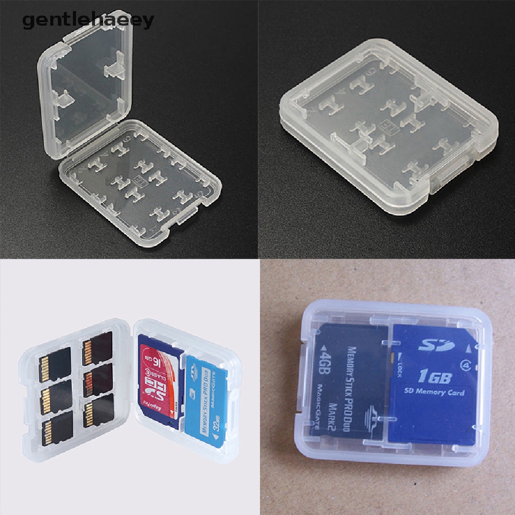 Hộp Đựng Thẻ Nhớ Gent 8 Ngăn Micro SD TF SDHC MSPD