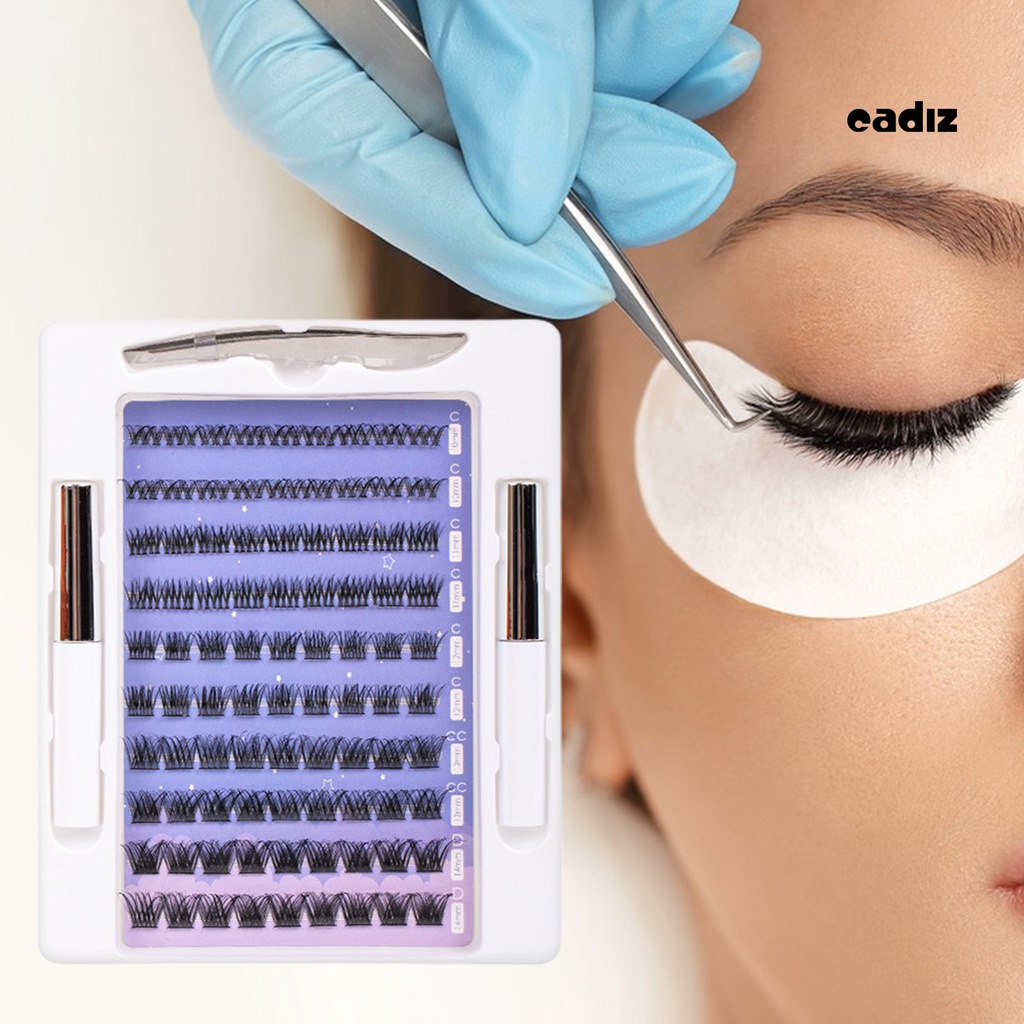 1 Bộ Lông Mi Giả Hiệu Ứng 3D Mềm Mại Trang Trí Hình Đuôi Cá Cho Nữ