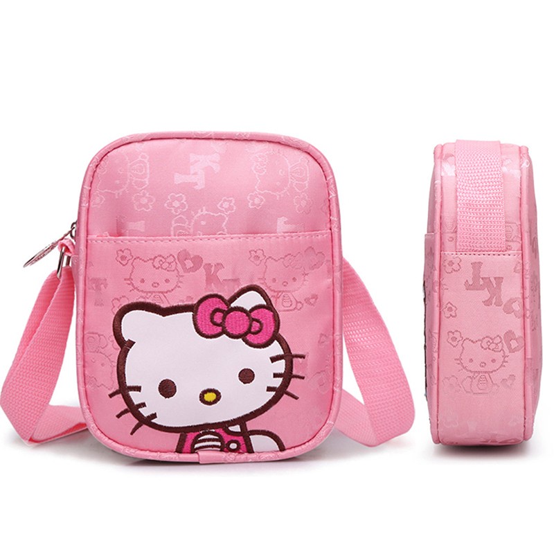 Balo Đi Học Họa Tiết Hoạt Hình Hello Kitty Đáng Yêu Thời Trang Hàn Quốc Cho Trẻ Em