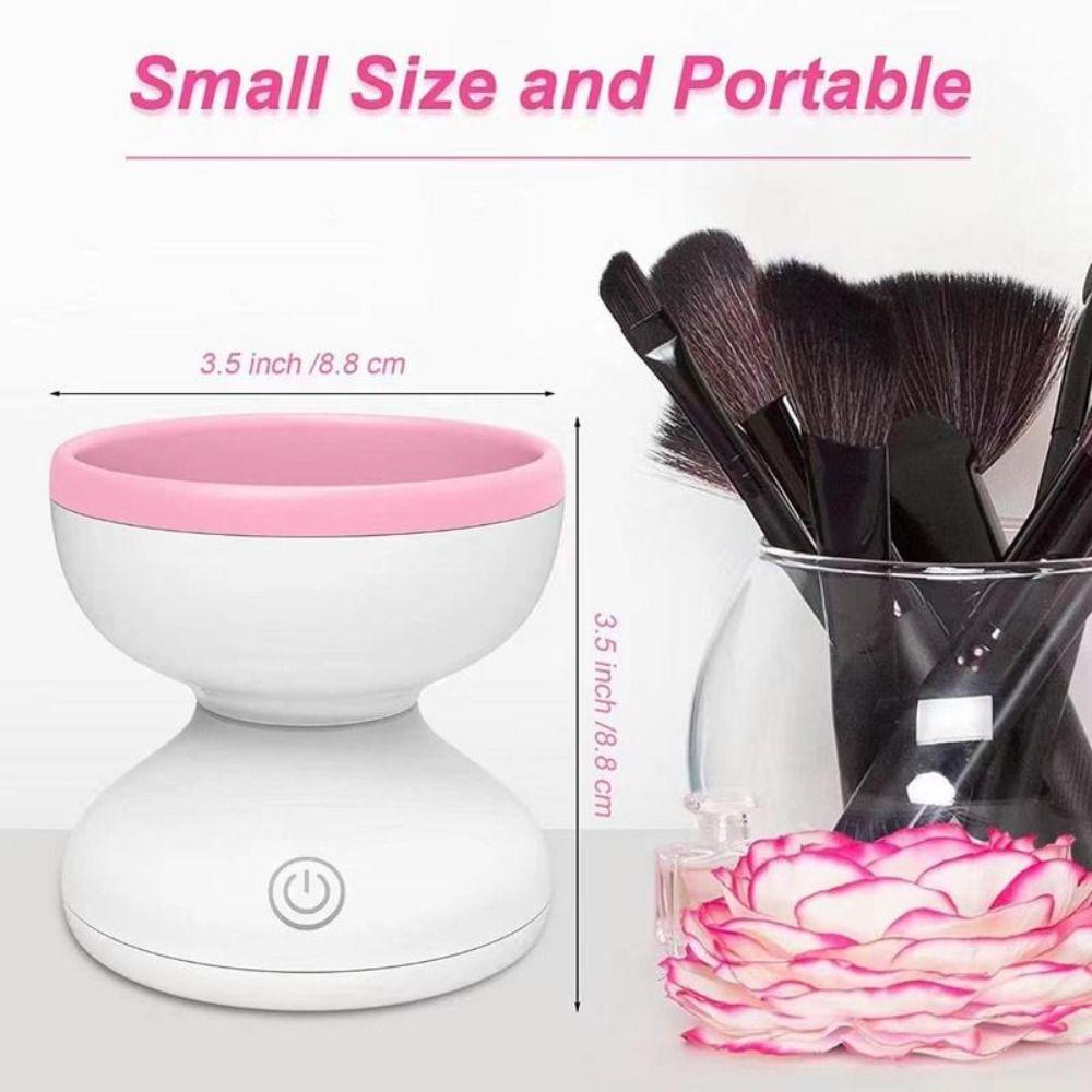 Máy Làm Sạch Cọ Trang Điểm Chuyên Nghiệp Bằng Silicone Tự Động Sạc USB BERNARDO|Bảng Chà Rửa Đa Năng Tiện Dụng Chất Lượng Cao