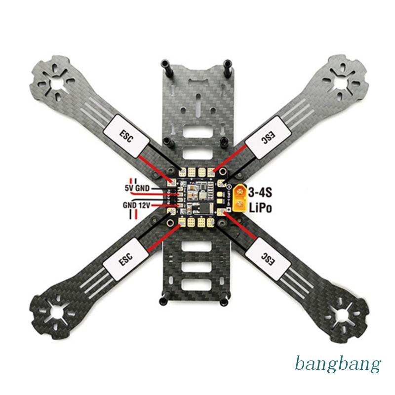 Hệ Thống Phân Phối Nguồn PDB XT60 W / BEC 5V &amp; 12V 2oz Bằng Đồng Dành Cho Máy Bay Điều Khiển Từ Xa RC