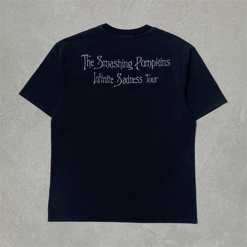 Vin-tage &amp; - Áo Thun Tay Ngắn In Hình Quỷ Nhỏ Màu Bạc Phong Cách Đường Phố Cao Cấp Thời Trang Xu Hướng Mới Nhất Bieber