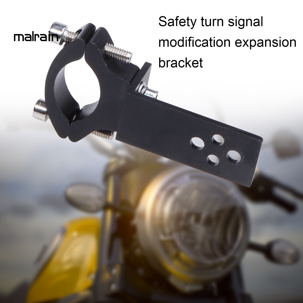 Giá Đỡ Đèn Xi Nhan Màu Đen Tùy Chỉnh Tiện Dụng Cho Xe Máy