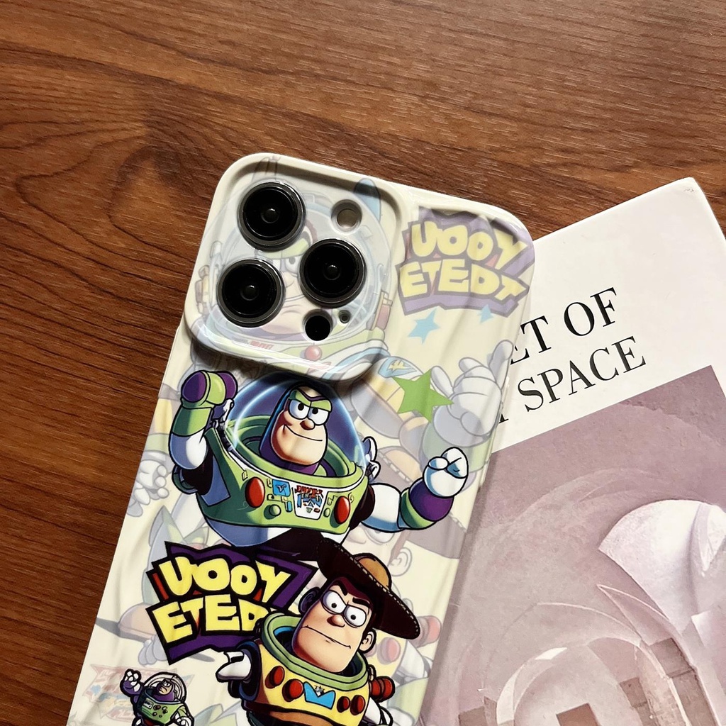 Ốp Điện Thoại Nhựa PC Cứng In Hình Toy Story Bảo Vệ Camera Cho iPhone 13 12 11 14 PRO MAX 14 Plus