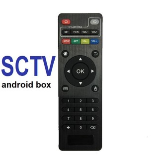 Remote điều khiển đầu thu android box sctv - điều khiển từ xa tv box sctv