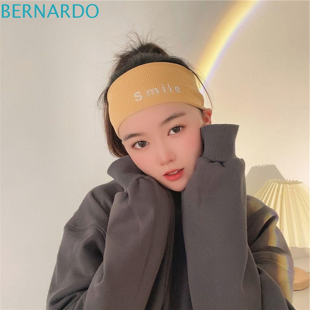 Băng Đô Dệt Kim Hình Mặt Cười In Chữ Đơn Giản Cho Nam Nữ Tập Thể Thao Yoga