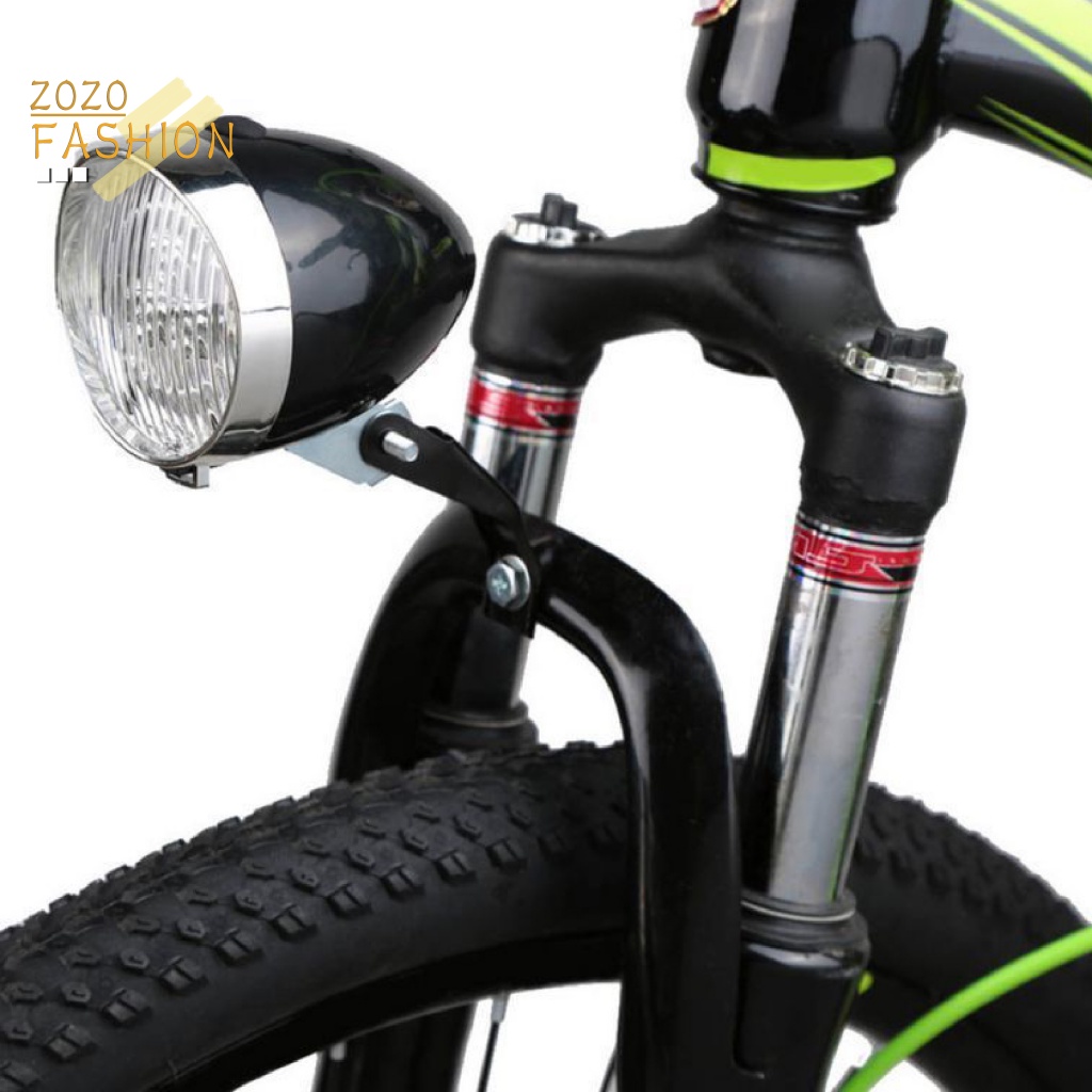 Đèn Pha 3 Bóng Led Gắn Phía Trước Xe Đạp MTB Phong Cách Retro