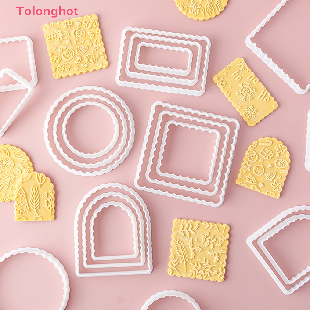 1 Khuôn Cắt Bánh Quy Họa Tiết Hình Học Độc Đáo
