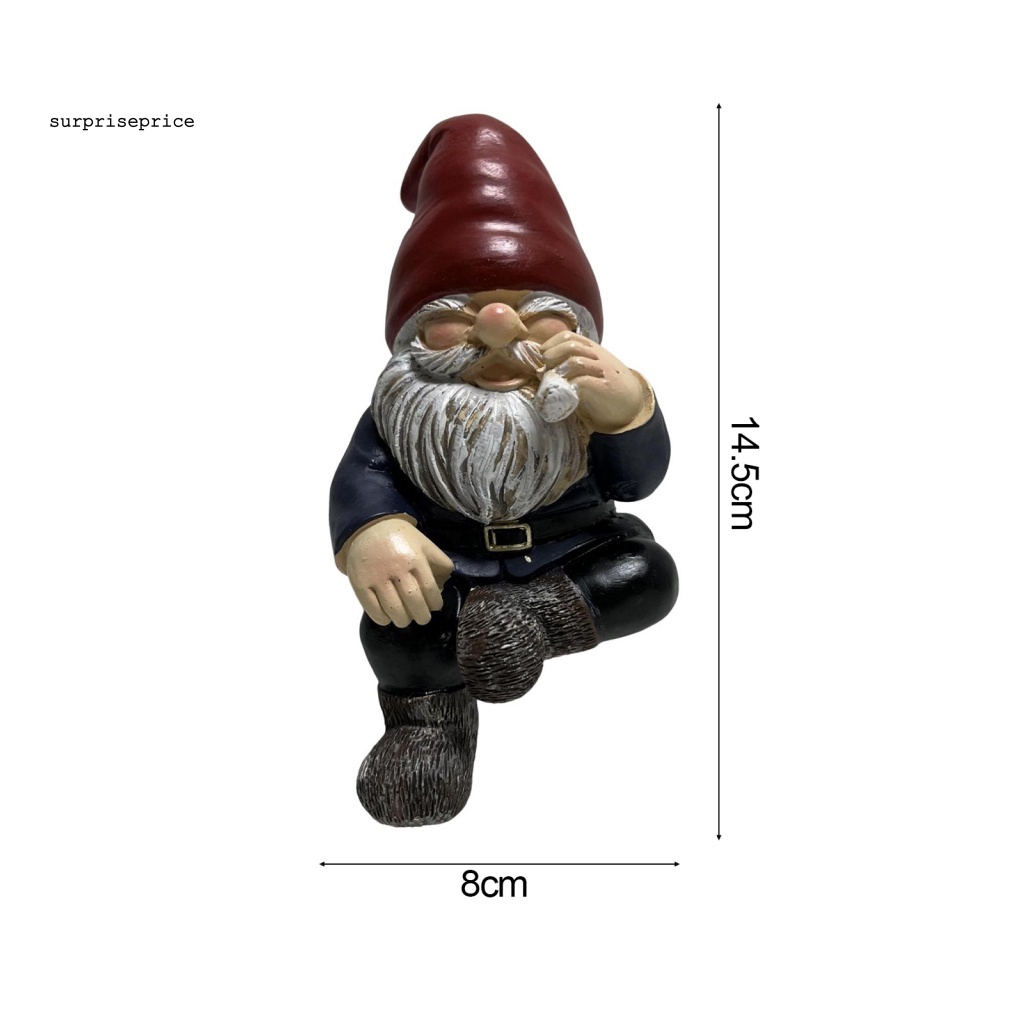 Đồ Trang Trí Để Bàn Hình Ông Già Ngồi Trong SPA