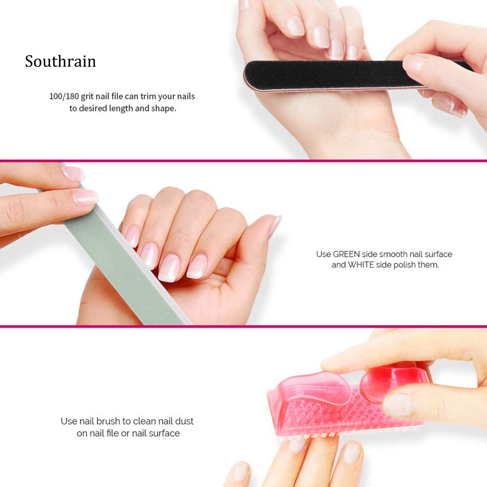 1 Bộ Dụng Cụ Tẩy Sơn Móng Tay Dạng Kẹp &amp; Đẩy Biểu Bì Da Chết